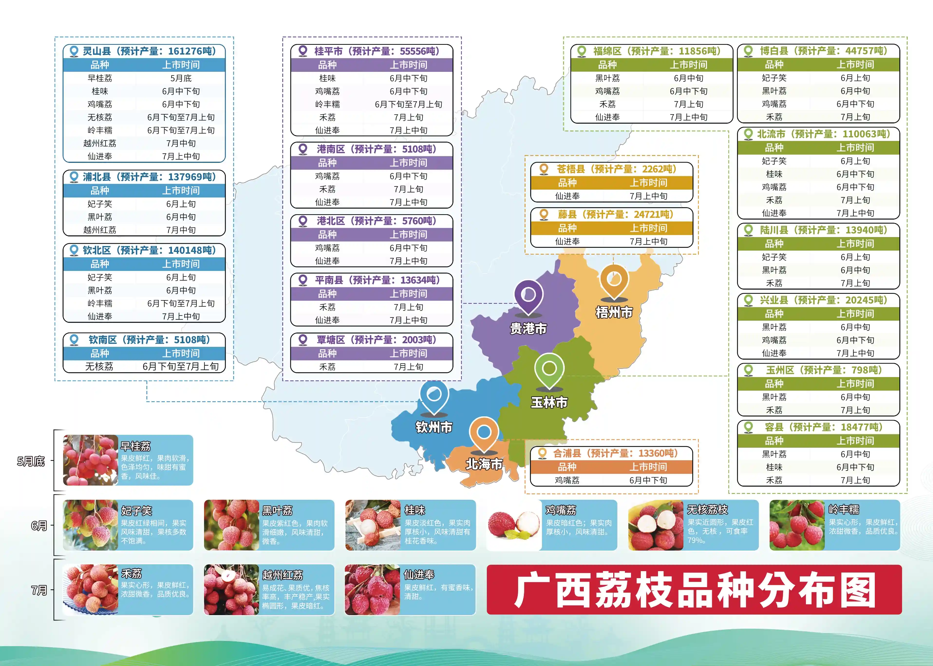广西夏季水果基地名录来啦！新鲜水果抢先购！