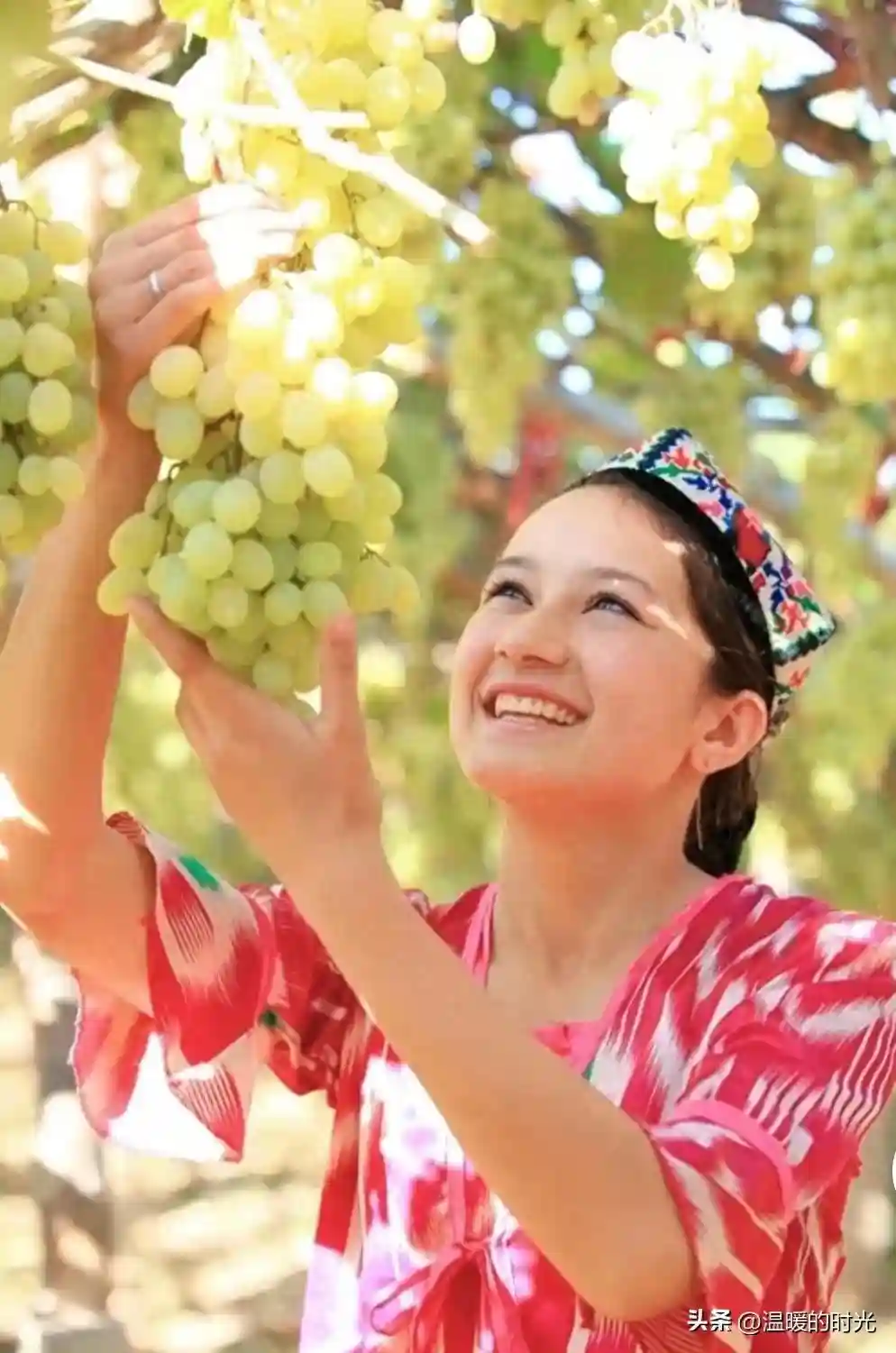 乌鲁木齐市，新疆本地水果满大街摆摊卖