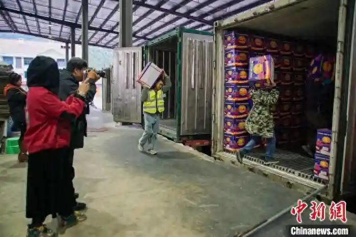 外媒代表广西凭祥感受中国—东盟水果贸易火热