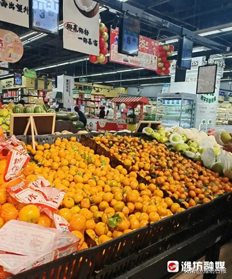 【更好潍坊】柑橘水果占“C”位 价格亲民吸引市民购买