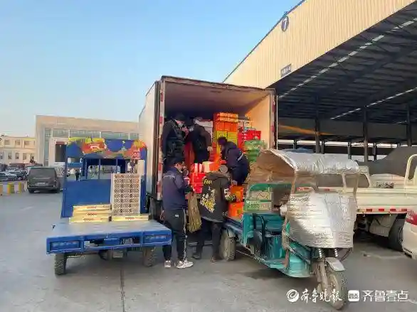 日交易量突破1.5万吨 春节临近江北最大水果市场备货忙